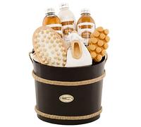 BRUBAKER Cosmetics - Coffret de bain & bien-être - Noix de coco - 9 Pièces - Baquet décoratif - Idée cadeau