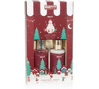 BRUBAKER Cosmetics - Coffret de bain & douche - Baies d'hiver/Joyeux Noël - 3 Pièces - Idée cadeau Femme & Homme
