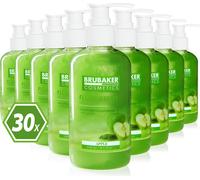 BRUBAKER Cosmetics Lotion lavante pour les mains Savon liquide en distributeur pratique - nettoie en douceur et hydrate, pomme, paquet de 30 (30 x 240 ml)