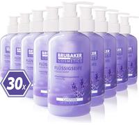 BRUBAKER Cosmetics Lotion lavante pour les mains Savon liquide en distributeur pratique - nettoie en douceur et hydrate, lavande, paquet de 30 (30 x 240 ml)