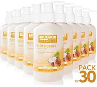 BRUBAKER Cosmetics Lotion lavante pour les mains Savon liquide en distributeur pratique - nettoie en douceur et hydrate, noix de coco, paquet de 30 (30 x 240 ml)