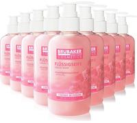BRUBAKER Cosmetics Lotion lavante pour les mains Savon liquide en distributeur pratique - nettoie en douceur et hydrate, Fleur de cerisier, paquet de 10 (10 x 240 ml)