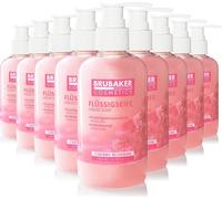 BRUBAKER Cosmetics Lotion lavante pour les mains Savon liquide en distributeur pratique - nettoie en douceur et hydrate, Fleur de cerisier, paquet de 50 (50 x 240 ml)