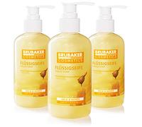 BRUBAKER Cosmetics - Savon Liquide - Lait & Miel - Pour des Mains Hygiéniquement Propres - Formule Extra Douce et Hydrate - (Lot de 6 x 240 ml)