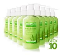 BRUBAKER Cosmetics Savon liquide pour les mains - lot de 10 à 240 ml - dans un distributeur pratique - Aloe Vera