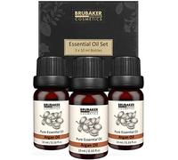 BRUBAKER Cosmetics Set de 3 Huiles d'Argan - Cheveux Sains, Cils Longs et Peau Superbe - Coffret d'Huiles Essentielles 3 x 10 ML Huile d'Argan Naturelle et Végétale