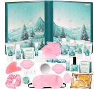 BRUBAKER Cosmetics XXL Calendrier de l'Avent Beauté 2025 - Grand Coffret de Noël à Ouvrir en Forme de Livre Unique - 24 Surprises Cosmétiques et Spa pour Femmes et Filles - Bien-Être Luxueux - Bleu