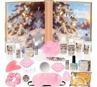 BRUBAKER Cosmetics XXL Calendrier de l'Avent Beauté 2025 - Grand Coffret de Noël à Ouvrir en Forme de Livre Unique - 24 Surprises Cosmétiques et Spa pour Femmes et Filles - Bien-Être Luxueux - Rose
