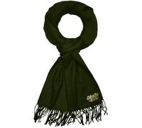 BRUBAKER Écharpe Cashmirillo - env. 30 x 180 cm Longue Légèrement Chaude et Douce - Automne et Hiver Écharpe Douce - Écharpe avec Franges pour Femme et Homme - Olive
