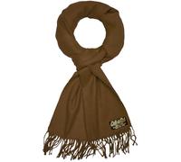 BRUBAKER Écharpe Cashmirillo - env. 30 x 180 cm Longue Légèrement Chaude et Douce - Automne et Hiver Écharpe Douce - Écharpe avec Franges pour Femme et Homme - Marron