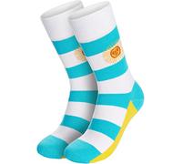 BRUBAKER Fan Chaussettes d'Argentine pour Hommes - Drapeau - Motif amusant - Chaussettes d'équipage - Taille unique EU41-45 - Cadeau Fans de Football Footballeur