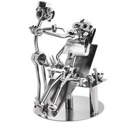 BRUBAKER Homme à Vis Dentiste - Figurine Artisanale en Fer Homme en Métal - Figurine en Métal Cadeau pour Les Dentistes, Les Assistants Dentaires et Les Infirmières Dentaires