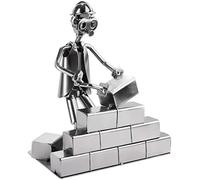 BRUBAKER Homme Vis Maçon - Figure en Fer Fait Main Homme Métal - Figure en Métal Idée Cadeau pour Maçons et Artisans