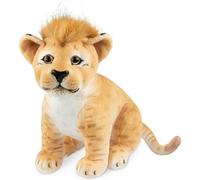 BRUBAKER Lion en Peluche - 30 cm Animaux en Peluche - Peluche Bébé, Fauve, Assis - Enfants Jouets en Peluche - Marron