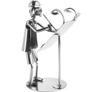 BRUBAKER Mâle à vis Architecte - Figurine en fer à la main Mâle en métal Planificateur de travaux - Figurine en métal Idée cadeau pour architectes et planificateurs de travaux