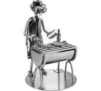 BRUBAKER Mâle à vis Barbecue - Chef barbecue poisson - Travail manuel Figurine en fer Mâle en métal - Figurine en métal idée cadeau pour cuisiniers