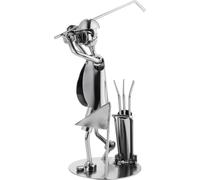 BRUBAKER Mâle à vis de golfeur - Figurine en métal faite main - idée de cadeau pour les joueurs de golf et les fans de golf