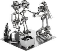 BRUBAKER Mâle à vis éducateur - Figurine en fer de l'école maternelle - Travail manuel Kita - Cadeau pour enfants éducateurs pour dire merci et au revoir