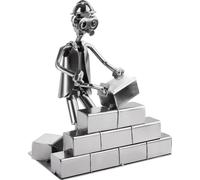 BRUBAKER Mâle à vis Maçon - Figurine artisanale en fer Mâle en métal - Figurine en métal Idée cadeau pour maçons et artisans