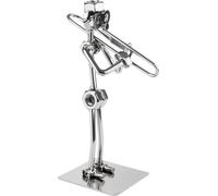 BRUBAKER Mâle à vis musicien au trombone - Figurine artisanale en fer Mâle en métal joueur de trombone - Cadeau pour tromboniste