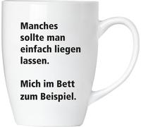 BRUBAKER - Manches devrait simplement être laissé - Tasse à café en céramique - 300 ml - Kaffeebecher