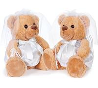 BRUBAKER Ours en Peluche Couple de Mariés - 25 cm