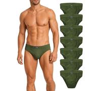BRUBAKER Pack de 7 Slips Hommes 100% Coton