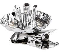 BRUBAKER Paquet de 40 Porte-bougies pour arbre de Noël - Porte-bougies vintage argent - Pince à bougie traditionnelle avec clip