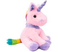 BRUBAKER Peluche Douce - Licorne - Hauteur 21 cm - Rose
