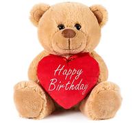 BRUBAKER Peluche Douce - Ours/Nounours avec Cœur
