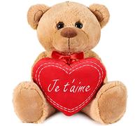 BRUBAKER Peluche Douce - Ours/Nounours avec Cœur