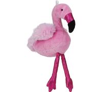BRUBAKER Peluche flamant rose avec paillettes 20 cm avec étiquette de sac
