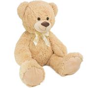 BRUBAKER - Peluche géante XXL - Ours/Nounours - 100 cm - Ultra Douce & Mignonne - Beige