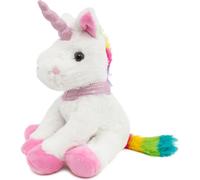 BRUBAKER Peluche Licorne 21 cm de haut - Blanc - Peluche Peluche