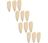BRUBAKER - Pièces de Rechange/Kit Hélice - Lot de 12 Ailes - Idéal pour Pyramides de Noël 45 cm & 60 cm - Bois Naturel