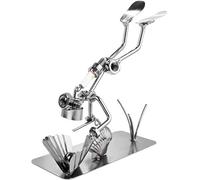 BRUBAKER Plongeur Homme à Vis avec Coquille - Figure en Fer Artisanale Plongeur Homme en Métal Perlé - Figure en Métal Idée de Cadeau pour Les Plongeurs