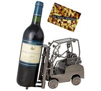 BRUBAKER Porte-Bouteille de vin - Cariste/Chariot élévateur - Métal
