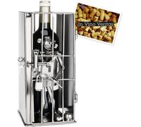 BRUBAKER Porte-Bouteille de Vin Cellule De Prison Prisoner Métal + Carte Cadeau