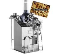 BRUBAKER Porte-Bouteille de vin - Artisan/Rénovation Maison - Métal