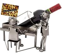 BRUBAKER Porte-Bouteille de vin - Pianiste & Chanteuse au Piano