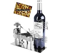 BRUBAKER Porte-Bouteille de vin - Pianiste/Homme au Piano