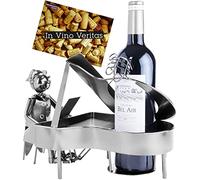 BRUBAKER Porte-Bouteille de vin - Pianiste & Piano à Queue