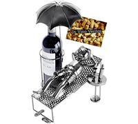 BRUBAKER Porte-Bouteille de vin - Vacancier sous Parasol