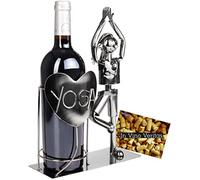 BRUBAKER Porte-Bouteille de vin - Yoga & Méditation