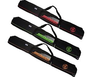 BRUBAKER 'Race Champion' - Housse à Skis à roulettes pour 2 Paires de Skis + bâtons