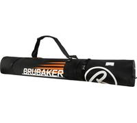 BRUBAKER Sac à skis Carver Champion 190 cm pour 1 paire de skis et bâtons Noir Orange