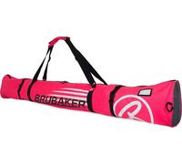 BRUBAKER Sac à skis Carver Champion sac à skis rembourré pour 1 paire de skis et bâtons 170 cm rose blanc