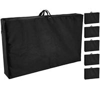 BRUBAKER Sac de Rangement pour Chaise de Jardin Premium - Sacoche à Fermeture éclair pour Meubles d'Extérieur ou Coussins - Oxford 600D - Housses de Chaise Imperméables - 97 x 59 x 16 cm - Lot de 6