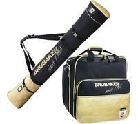 BRUBAKER Set combiné St. Moritz - Sac à skis 170 cm et sac à chaussures de ski pour 1 paire de skis + bâtons + chaussures + casque