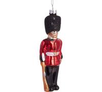BRUBAKER Soldat England Grenadier Guards - Boule de Noël en verre peinte à la main - Décorations de Noël Figurines amusantes Pendentif Déco Boule d'arbre - 14 cm